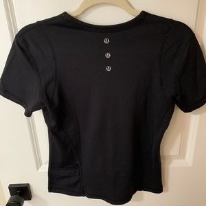 Small / Size 4 Lululemon Black Athletic Shirt